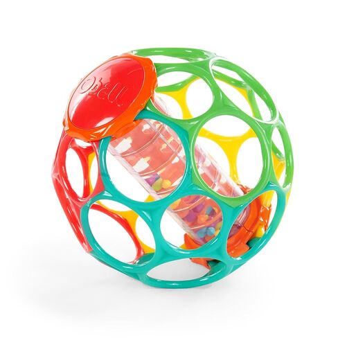 Bright Starts Oball Rollin' Rainstick Rattle Easy-Grasp Toy, Ages 3 Months + in Kuwait