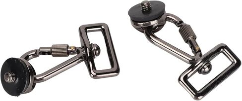Camera Shoulder Strap Hook Set with Smooth Rotation, Secure Lock, Quick Attachment for Sling and Bag, Efficient Operation, Protects Camera From Scratches in Saudi Arabia