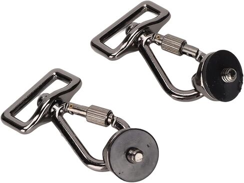 Camera Shoulder Strap Hook Set with Smooth Rotation, Secure Lock, Quick Attachment for Sling and Bag, Efficient Operation, Protects Camera From Scratches in Saudi Arabia