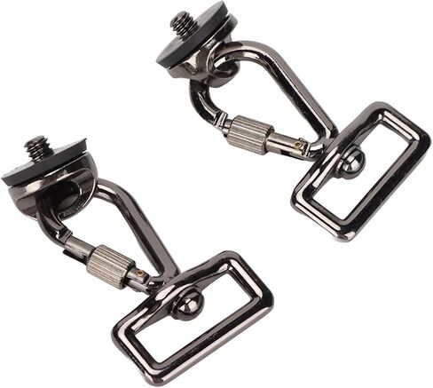 Camera Shoulder Strap Hook Set with Smooth Rotation, Secure Lock, Quick Attachment for Sling and Bag, Efficient Operation, Protects Camera From Scratches in Saudi Arabia