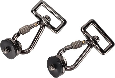 Camera Shoulder Strap Hook Set with Smooth Rotation, Secure Lock, Quick Attachment for Sling and Bag, Efficient Operation, Protects Camera From Scratches in Saudi Arabia