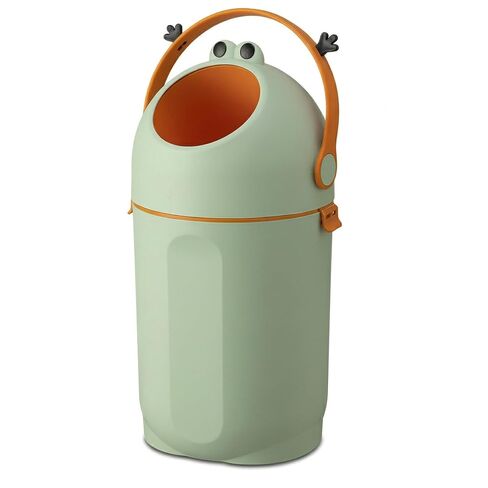 Bebetaje Diaper Pail with Odor Control, Uses Regular Trash Bags, Hands-Free Baby Diaper Disposal System, Smell Proof Nursery Trash Can with Easy Open Handle, Large Capacity in Kuwait