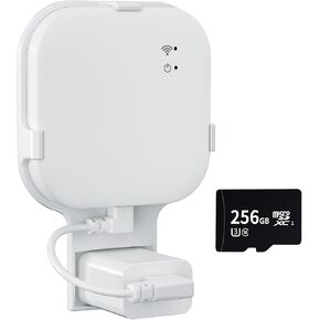 Outlet Wall Mount for Blink Sync Module XR, Blink XR Mount with Short Cable | No Messy Wires, Space Saving Bracket, No Drilling Holder, No Screws, Sync Module Mount for Blink Outdoor Indoor Camera in Kuwait