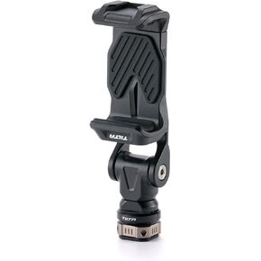 Tilta Rotatable Phone Mount for Tripod & Camera | Universal 1/4"-20 Screw Mount | Adjustable Rotation | Compatible with iPhone, Camera Cages & Accessories – Black in Saudi Arabia