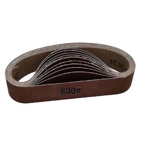 1.2 X 13 Inch Sanding Belts, 30PK, 10 Each of 80/240/800 Grit Abrasive Sanding Belts, Aluminum Oxide Belt Sander Sanding Belt Assortment for Metal Polishing in Saudi Arabia