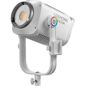 طقم إضاءة Godox LA600R RGB LED (K1)، 600 واط RGBWW قابل للتعديل مع 1800K-10,000K CCT، CRI/TLCI 96+، حامل Bowens، التحكم في التطبيق وDMX، عاكس، وحقيبة حمل للاستوديو والأفلام وإنتاج الفيديو in Kuwait
