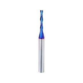 VIC008 CNC Spiral Router Bit with Up Cut Solid Carbide End Mill Bit for Custom Furniture, High Precision Cutting, Plunging (1/4S*1/8D*3/4CL*2-1/2OVL) in Kuwait