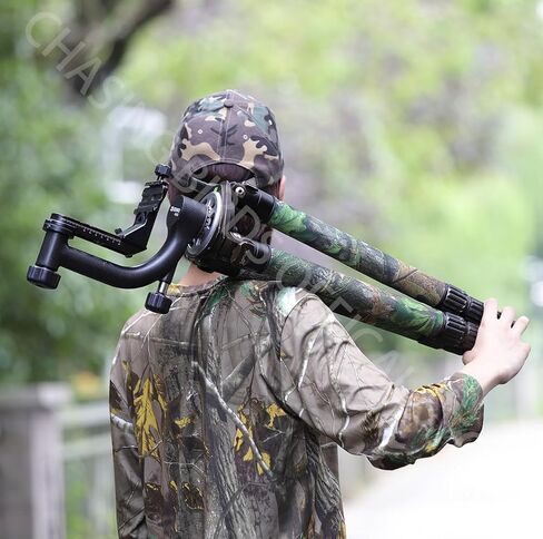 CHASING BIRDS Camouflage Waterproof Tripod Protective Cover for MARSACE CT/ET/MT/PT/UT/XT Tripod Leg Protective Cover (ET-0541S, Green Leaf Camouflage) in Saudi Arabia