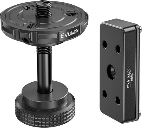 EVUMO Ball Head Conversion Adapter for BOG DeathGrip Tripod, 6061-T6 Aluminum Converter with 3/8'' UNC Bolt for Upgrading BOG DeathGrip Shooting Tripod in Kuwait
