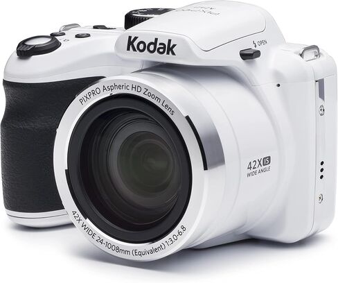 كاميرا رقمية Kodak PIXPRO Astro Zoom AZ421-BK بدقة 16 ميجابكسل مع تكبير بصري 42X وشاشة LCD مقاس 3 بوصات (أسود) in Kuwait