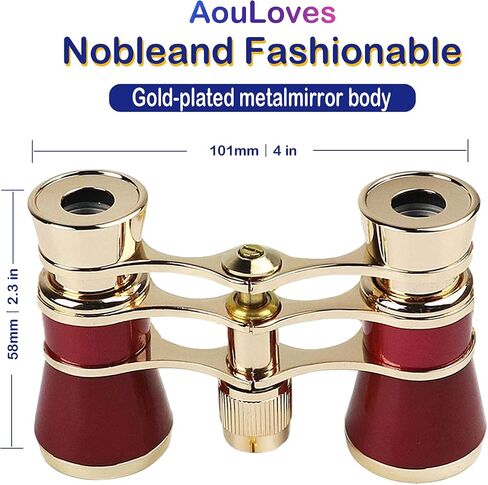 Opera Glasses Binoculars 3 X 25 Compact and Lightweight Optical BK7 Theater Glasses with Chain for Adults Kids Women in Concert Theater Opera in Saudi Arabia