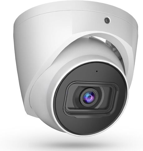 8MP IP Camera, DMSS/SmartPSS Lite, 4K PoE Turret Outdoor Starlight Camera with Mic, Human/Vehicle Detection, IVS, Intrusion Tripwire Alarm, 2.8mm 125°Wide Angle, Metal IP67, H265+, 256GB in Saudi Arabia