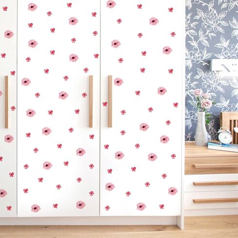 123 Pcs Pastel Polka Dots Wall Stickers, Colorful Round Wall Decal, Peel and Stick Rainbow Wall Stickers, Multicolor Circle Window Clings Decoration for Nursery Wallpaper Kids Bedroom Classroom Wall in Kuwait