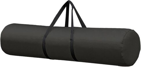 harayaa Tent Pole Bag Tripod Carrying Case Canopy Pole Sundries Duffel Bag Oxford Foldable Organizer with Zipper for Trekking Poles Carrying Suitable for Camp, 29cm black in Saudi Arabia