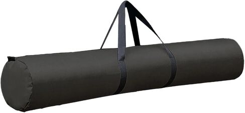 Almencla Tent Pole Bag Tripod Carrying Case Camping Storage Bag Canopy Pole Sundries Foldable Oxford Handbag with Zipper for Trekking Hiking Tent Support Rods, 19cm black in Saudi Arabia