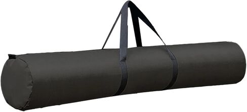 Almencla Tent Pole Bag Tripod Carrying Case Camping Storage Bag Canopy Pole Sundries Foldable Oxford Handbag with Zipper for Trekking Hiking Tent Support Rods, 19cm black in Saudi Arabia
