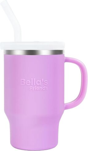 Sippy Cups for Toddlers 1-3, Spill-Proof 9oz Stainless Steel Toddler Tumbler with Handle, Leak‑Proof Baby Straw Cups, My First Tumbler, Birthday Gifts for 1 Year Old Girls Boys, BPA-Free, 2 Pack in Saudi Arabia