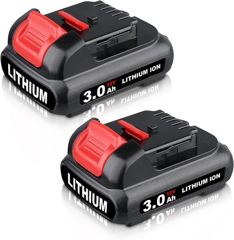 استبدال DCB120/DEL1803 3.0Ah 12V لبطارية ليثيوم أيون ديوالت 12 فولت متوافقة مع بطارية ديوالت DCB120 DCB121 DCB123 DCB122 DCB124 DCB125 DCB127 أداة طاقة لاسلكية 2 حزمة in Kuwait