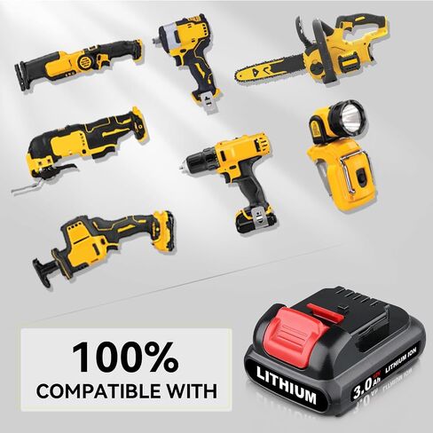 استبدال DCB120/DEL1803 3.0Ah 12V لبطارية ليثيوم أيون ديوالت 12 فولت متوافقة مع بطارية ديوالت DCB120 DCB121 DCB123 DCB122 DCB124 DCB125 DCB127 أداة طاقة لاسلكية 2 حزمة in Kuwait