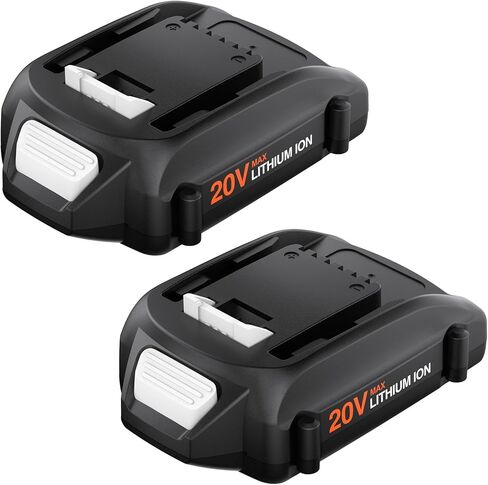 FSKE 2Pack 3.0Ah بديل لبطارية Worx 20V WA3520 WA3525 WA3575 إلخ in Kuwait