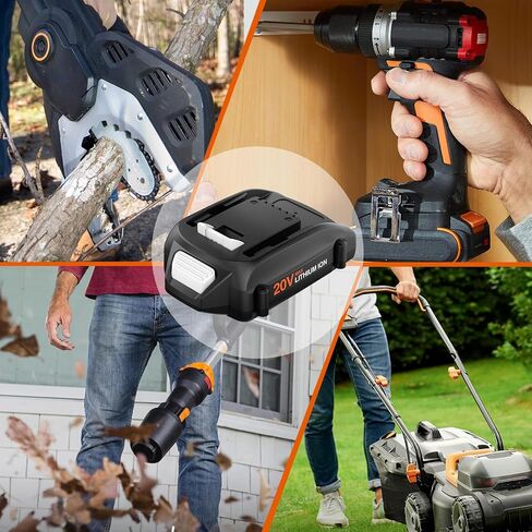 FSKE 2Pack 3.0Ah بديل لبطارية Worx 20V WA3520 WA3525 WA3575 إلخ in Kuwait