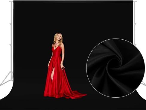 Aimosen 10x10 FT White Backdrop Background for Photography, Large Pure Photo Backdrop Curtain Drapes, High Density Screen Backdrops for Party Portrait Photoshoots Booth Video Studio in Saudi Arabia