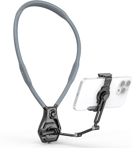 AMAZEAR Magnetic Neck Holder for DJI OSMO Pocket 4/3 Action 6 Insta 360 X5 Camera Accessory, Comfortable Hands-Free Chest Mount First-Personal POV VLOG, for Go-Pro, for Xtra Edge Muse in Saudi Arabia