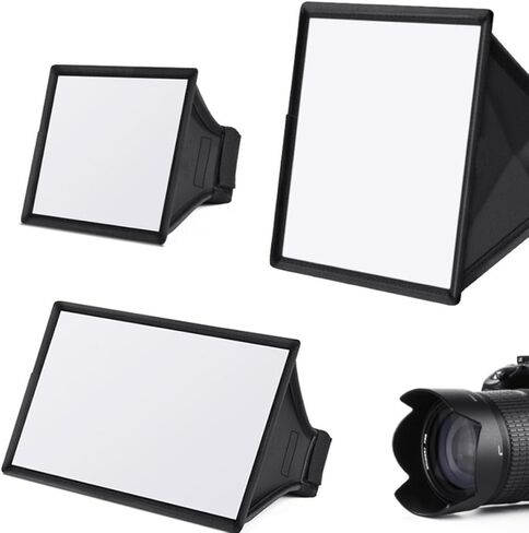Portable Soft Even Flash Illumination, Black Softbox Flash Diffuser with Carbon Fiber Material Photography Accessories for Camera for Outdoor and Studio Photography in Saudi Arabia
