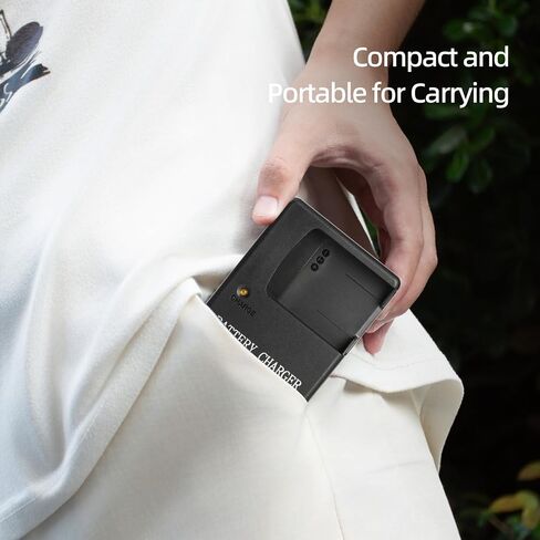 EN-EL12 MH‑65 Quick Battery Charger for EN EL12 Battery | Compatible with Nikon Coolpix S610, S620, S630, S640, S710, S8000, S1000pj Cameras in Saudi Arabia