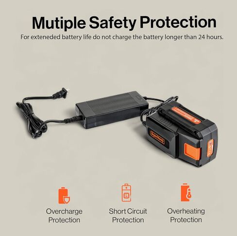 SuperHandy 48V 2Ah Battery, 88.8Wh Lithium-Ion Battery, Fast Charging | Impact-Resistant Case – Compatible with Mobility Scooters, ULV Foggers, Augers, and More (With Charger) in Kuwait