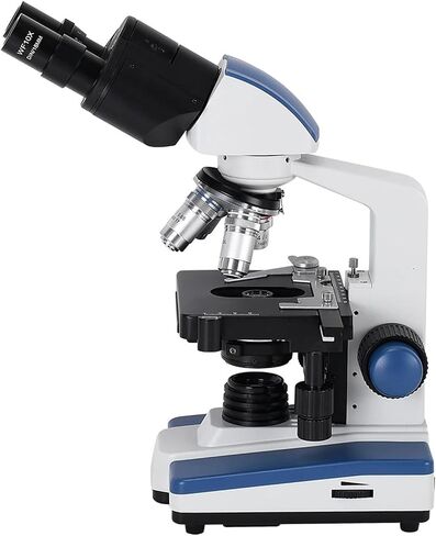 Microscope, Microscope, 40x - 1600x Biological Compound, Adjustable Light, Mechanical XY 3D Stage, for Educational Medical Science Laboratory,for Homeschool Lab in Kuwait