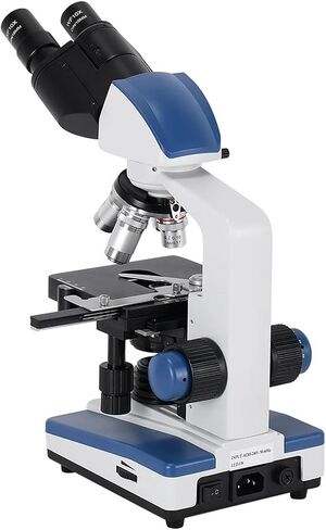 Microscope, Microscope, 40x - 1600x Biological Compound, Adjustable Light, Mechanical XY 3D Stage, for Educational Medical Science Laboratory,for Homeschool Lab in Kuwait