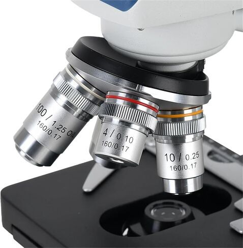 Microscope, Microscope, 40x - 1600x Biological Compound, Adjustable Light, Mechanical XY 3D Stage, for Educational Medical Science Laboratory,for Homeschool Lab in Kuwait