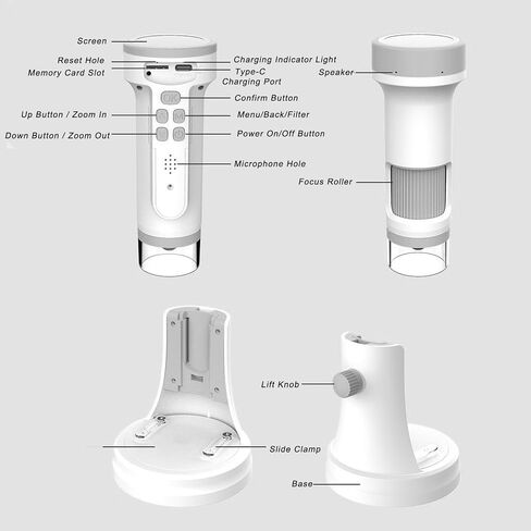 FHD Portable Microscope with 1000X Magnification for Outdoor Adventure Fans in Saudi Arabia
