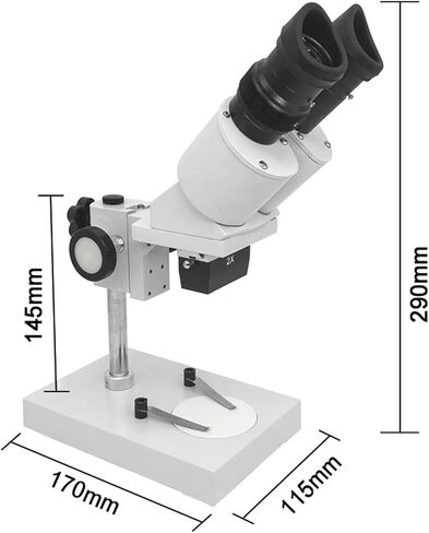Microscope, Digital Microscope 10x/20x Binocular Stereo Scope Industrial Soldering for Smartphone Repair Tools for Electronic Equipment,for Homeschool Lab in Kuwait