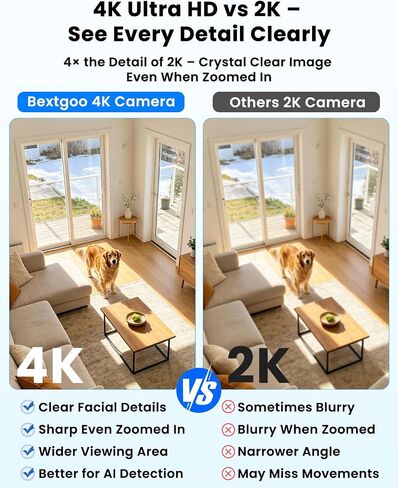 Mini Security Camera, Supports WiFi/AP Hotspot/Offline Use, 4K Small Camera | Wireless Indoor Outdoor No Wifi Security Cameras with Night Vision, Motion Detection, for Home/Pet/ Travel/ Camping, Black in Kuwait