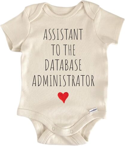Assistant To The Database Administrator - Baby Boy Girl Clothes Bodysuit Funny Cute in Saudi Arabia