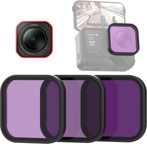 مجموعة مرشحات CPL ND لـ Insta360 Ace Pro 2، 5 عبوات CPL ND8 ND16 ND32 ND64 مرشح كثافة محايدة مستقطبة HD غطاء عدسة زجاجية بصرية لملحقات Insta 360 Ace Pro 2 in Kuwait