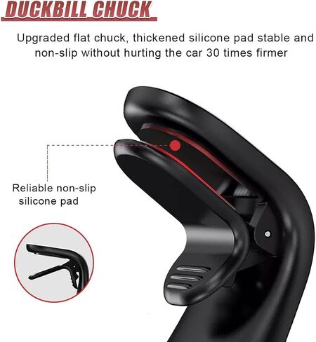1 Pack Magnetic Phone Mount for Benz GLC (Not Fit Coupe) 2016-2022, Air Vent Clip Cellphone Holder L Shape Hands Free Secure Black Aluminum Alloy in Saudi Arabia