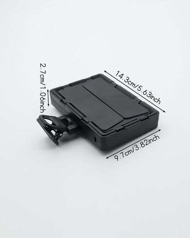 RGB LED Video Light Panel with Barndoor, 2700K-6500K Bicolor, 2000mAh Rechargeable for Photography, Video Recording, and Studio Filming in Saudi Arabia