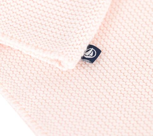 Petit Bateau Girl Babies' Moss Stitch Cotton Cardigan Light Pink Sizes 3-18 Months in Saudi Arabia