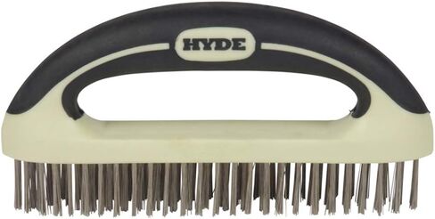 Hyde 46838 MAXXGRIP PRO Wire Brush, 8-Inch, Beige in Saudi Arabia