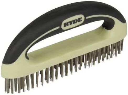 Hyde 46838 MAXXGRIP PRO Wire Brush, 8-Inch, Beige in Saudi Arabia