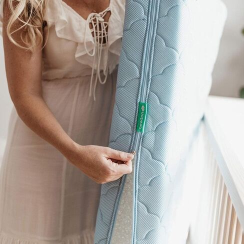 Newton Baby Waterproof Crib Mattress Cover, Washable - White in Saudi Arabia