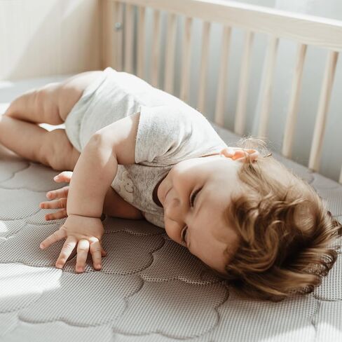 Newton Baby Waterproof Crib Mattress Cover, Washable - White in Saudi Arabia