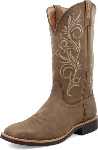 Twisted X Women's 11" Wide Square Toe Top Hand Cowboy Boots in Kuwait