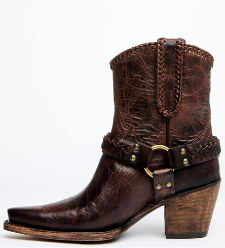 Cleo + Wolf Women's Women'S Willow Fashion Booties Snip Toe Brown 6 1/2 M US in Saudi Arabia