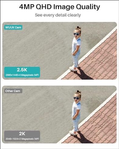 WUUK Solar Outdoor Cameras System and 4MP Indoor/Outdoor Wired Camera in Saudi Arabia