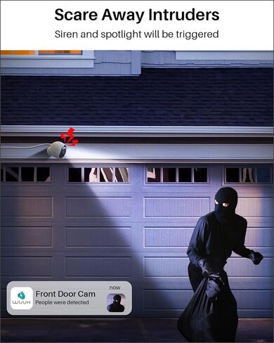 WUUK Solar Outdoor Cameras System and 4MP Indoor/Outdoor Wired Camera in Saudi Arabia