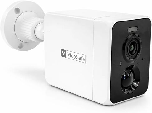 VicoHome Outdoor Security Camera Wireless X80, Full HD WiFi Camera, Color Night Vision, AI Motion Detection, Weather-Resistant IP65, Crystal Clear 1080p Video, Cloud & SD Storage, Strong Battery in Kuwait